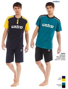 Pigiama uomo corto in jersey di cotone Umbro 10406 - Picture 1 of 1