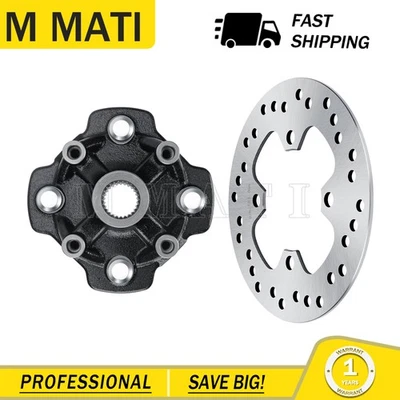 Buje de rueda delantera y rotor de disco para Honda Rancher 420 TRX420FA/FE/FM 4x4 2014-2024 Foto 1 de 4