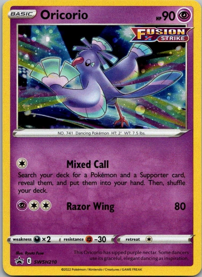 Oricorio - Promo SWSH: Sword & Shield Promo Cards SWSH210 NM - Image 1 of 2