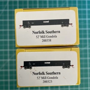 New! N-Scale Athearn 52’ Mill Gondola Pair NS $91.98 Make offer - Picture 1 of 11