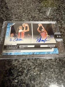 2025 Panini Instant WNBA #36 Sonia Citron Kiki Iriafen Mystics Dual Auto RC #/10 - Picture 1 of 2
