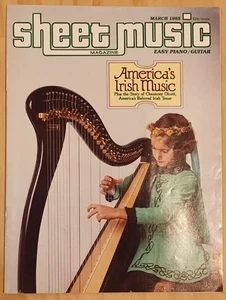 Sheet Music Magazine March 1985 Irish music EASY piano and guitar - Picture 1 of 1