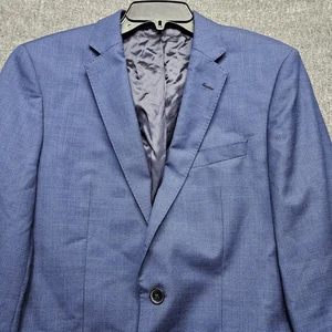 Giacca tuta blazer Hugo Boss 46R uomo Reda Super 110s slim blu navy - Foto 1 di 18