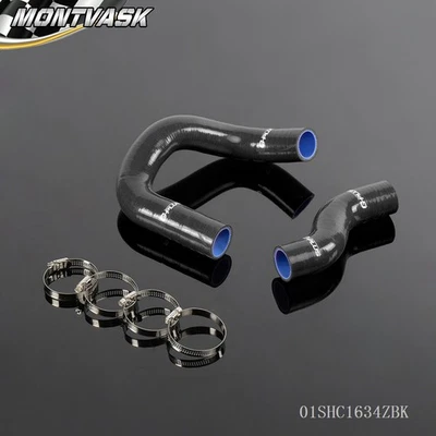 New Silicone Radiator Tube Kit Fit For Nissan 1968-1973 Datsun 510 KA24-DE 2Pcs - Image 1 of 4