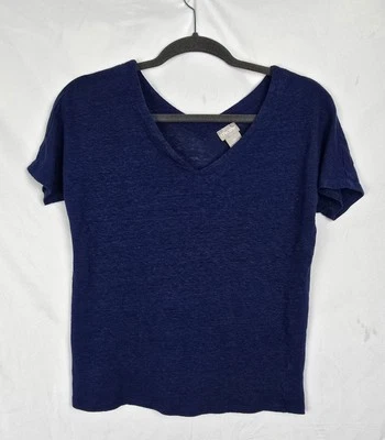 Top Chico's Lino Doble V Playa Minimalista Cuadrado Contemporáneo Talla 00 (XS) Foto 1 de 4