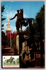 #1478 Colonial Communications Post Rider Maxi Card w/Pictorial Cancel - Picture 1 of 2