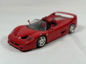 Modellino Burago scala 1/18 pressofuso Ferrari F50 aperto - rosso - Foto 1 di 11