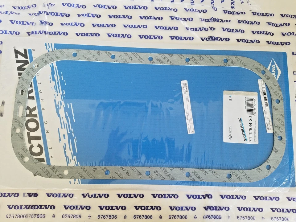 Volvo Penta Oil Pan Gasket - AQ120,AQ125,AQ130,AQ131,AQ140,AQ145,AQ151,AQ171 - Image 1 of 3