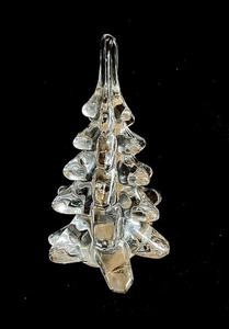 Vintage Great City Trader 6" Clear Glass Christmas Tree - Picture 1 of 3