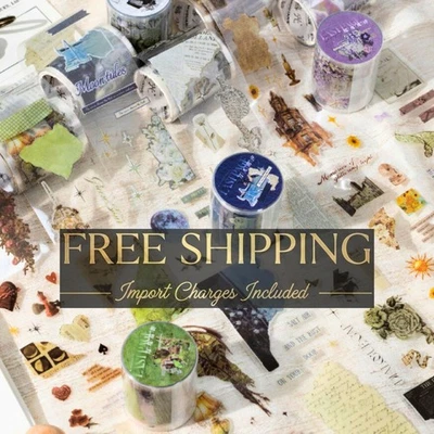 Cinta Washi Transparente 50mm x 2m para Álbumes de Recortes y Collage Foto 1 de 4