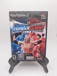 WWE SmackDown vs. Raw 2007 PS2 (Sony PlayStation 2, 2006) Complete CIB Tested - Picture 1 of 6