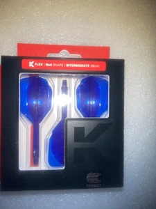 Target K Flex Intermediate No6 Standard Shape Flights Blue - Picture 1 of 2