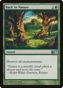 Back to Nature 1x FOIL MTG M11 Core Set Uncommon MINT green - Picture 1 of 1