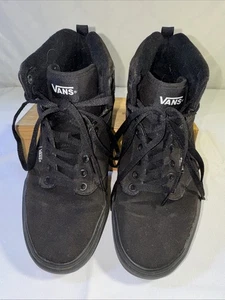 Vans Mens Atwood Black Canvas Hi Top Sneakers Trainers Shoe Mens Size 10 - Picture 1 of 13