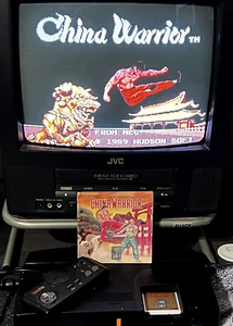 China Warrior for TurboGrafx-16 by Hudson Soft 1989 Card and Manual only Tested - Picture 1 of 8