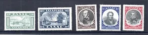 Greece 1927 old set Navarino/Ships stamps (Michel 321/23+325/26) nice MLH - Picture 1 of 2