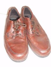 Men's NUNN BUSH Brown Leather Oxfords 11 M Lace Up 83890-64 Comfort Gel