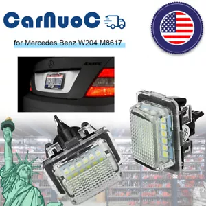 Lámparas de matrícula aptas para vehículo Mercedes Benz W204 M8617 - Imagen 1 de 12