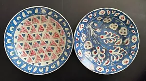 Set Of 2 Williams Sonoma Iznik Tile Inspired Ceramic Bowls 8.25”W - Picture 1 of 6