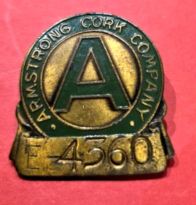 (pgasteelers1 Armstrong Cork Company Identification Badge - Pittsburgh, PA.🌠 - Bild 1 von 3