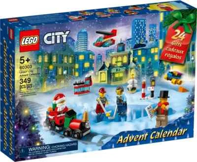Lego Advent Calendar 2021, City 60303 Holiday & Event Minifigure Building Set - Image 1 of 4