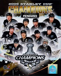 Pittsburgh Penguins 2009 Team NHL Licensed Unsigned Glossy 8x10 Photo C - Picture 1 of 1