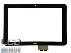 Acer Iconia Tab A210 Touch Screen Digitizer Glas UK Versorgung Schwarz - Bild 1 von 1