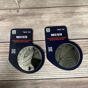 Two New Solar Eclipse Lens Filters for Smartphone, Camera 2 FREE Eye Shades 2024 - Picture 1 of 1