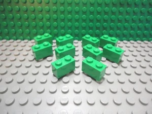Lego 10 Bright Green 1x2 brick block NEW - Picture 1 of 1