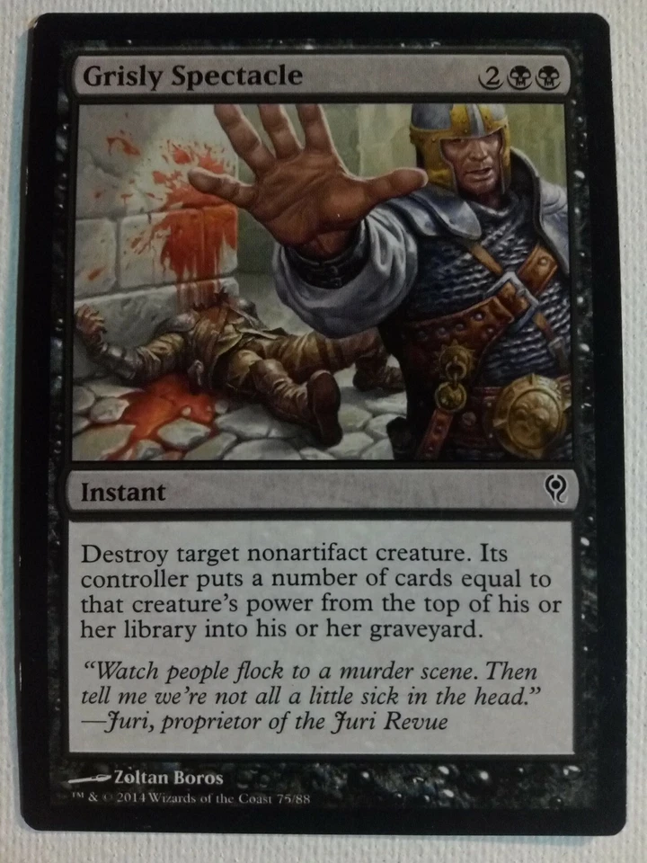 MTG Grisly Spectacle Jace vs Vraska 75 Regular Common - Image 1 of 1