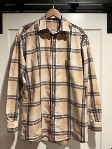 Burberry Button Up Shirt - Size Large - Check - Designer - 25” Pit to Pit