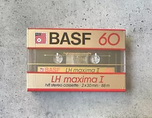Blank Cassette Tape: BASF 60 LH Maxima I - Picture 1 of 3
