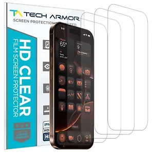 Tech Armor HD PET Film Screen Protector for iPhone 16 Pro - 3 Pack - Picture 1 of 5