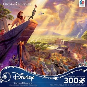 Rompecabezas Ceaco; Rey León; arte de Thomas Kinkade; 300 piezas; #2222-15 - Imagen 1 de 3