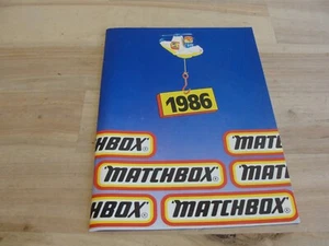 1986 MATCHBOX CATALOG MINATURES SUPERKINGS MODELS OF YESTERYEAR - Picture 1 of 3