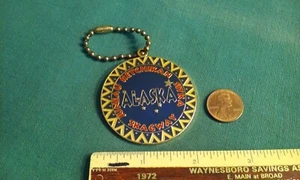 ALASKA Ketchikan Sitka Skagway Juneau Pendentif Médaille ou Porte-clés Fob Diamètre 2" - Photo 1/3