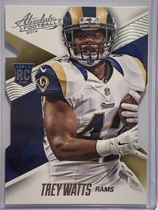 TREY WATTS 2014 Panini Absolute #125 - Rookie RC - ST LOUIS RAMS (i51) - Imagen 1 de 2