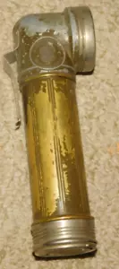Vintage Brass Body Boy Scouts of America 90 deg Flashlight w/Belt Clip - Picture 1 of 5
