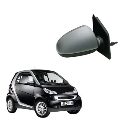 Retrovisore Destro DX per SMART Fortwo 2007-2014 Meccanico/Manuale (c/Primer) - Immagine 1 di 4