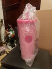 Barbie The Movie Pink Studded Tumbler Cup Straw Hot Topic Exclusive 