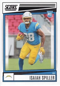 2022 Partitur - Rookie #331 Isaiah Spiller (RC) - San Diego Chargers - Bild 1 von 2