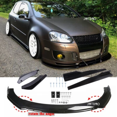 For Volkswagen Passat Front &Rear Bumper Lip Splitter Kit Spoilers + Side Skirts - Image 1 of 4