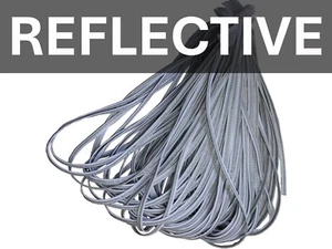 Tubería de coser reflectante plateada de 12 mm 3 m - Borde de ropa de seguridad, alta visibilidad, noche - Imagen 1 de 15