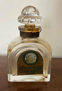 French Jean Patou Art Deco Crystal Perfume Bottle Cocktail from Paris - Imagen 1 de 10