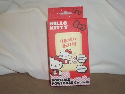 NUEVO, Hello Kitty 3600 Mah Portátil Externo Batería de Respaldo Banco de Alimentación Cargador Foto 1 de 3
