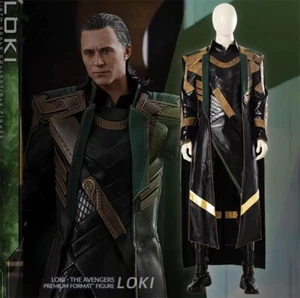 Thor: The Dark World Avengers Loki costumi cosplay Halloween set completo nuovi - Foto 1 di 25