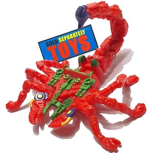 Vtg Mighty Max SCORPION Bluebird Doom Zone playset red sting beast figure - Picture 1 of 7