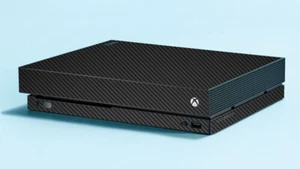 LidStyles Kohlefaserkonsole Fortsetzung Skin Protector Aufkleber Microsoft Xbox One X - Bild 1 von 16