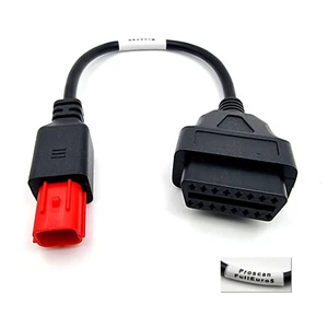 OBD2 Euro 5 Motorcycle Diagnostic Cable Diagnostic Adapter 6 Pin - Picture 1 of 4