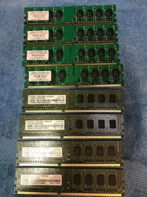 8 Assorted Computer Memory RAM Chips - Used - Image 1 of 4